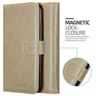 iPhone XS MAX lommebokdeksel etui (brun)