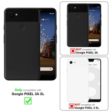 Google PIXEL 3A XL Deksel med Halskjede (brun)
