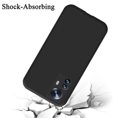 Xiaomi 12 PRO silikondeksel case (svart)