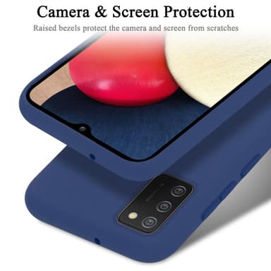 Samsung Galaxy A02s silikondeksel case (blå)