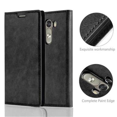 LG G3 lommebokdeksel case (svart)