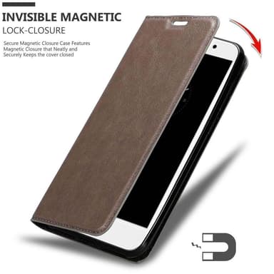 Huawei Enjoy 7 PLUS lommebokdeksel case (brun)