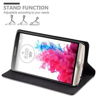 LG G3 lommebokdeksel case (svart)