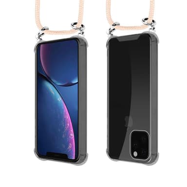 iPhone 11 PRO Deksel med Halskjede (rosa)