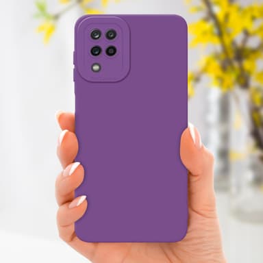 Samsung Galaxy A12 / M12 Deksel case (lilla)