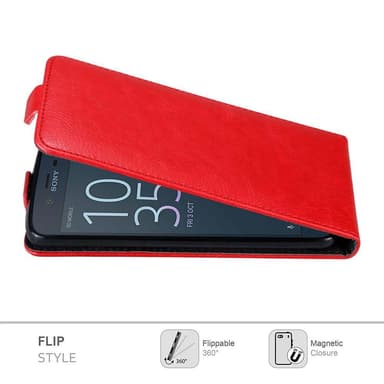 Sony Xperia XZ / XZs deksel flip cover (rød)