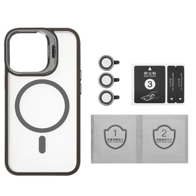 iPhone 14 PRO MAX deksel kompatibel MagSafe (Grå)