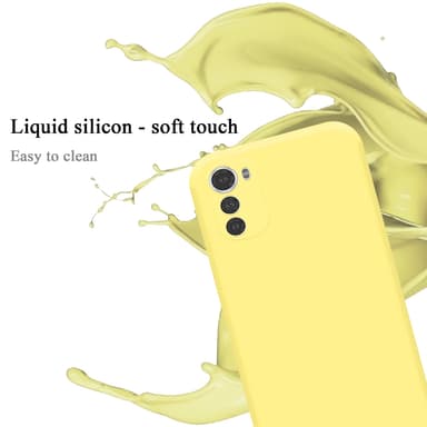 Motorola MOTO E32 4G / E32S silikondeksel case (gul)