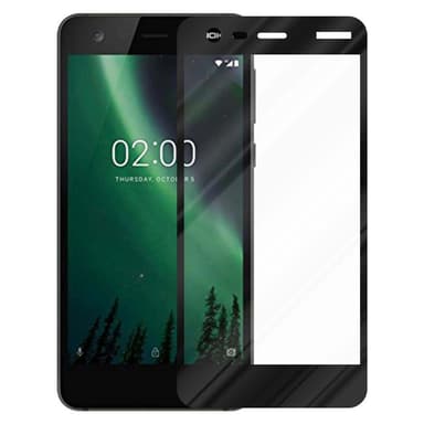 Nokia 2 2017 Skjermbeskytter Skärmskydd (svart)