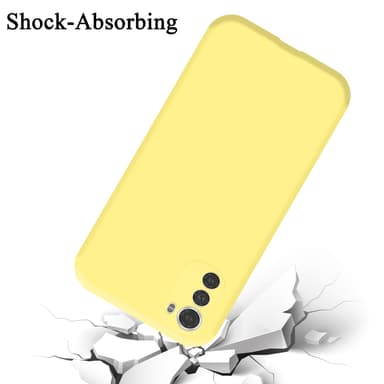 Motorola MOTO E32 4G / E32S silikondeksel case (gul)
