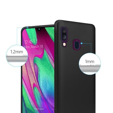 Deksel Samsung Galaxy A40 Case Cover (svart)