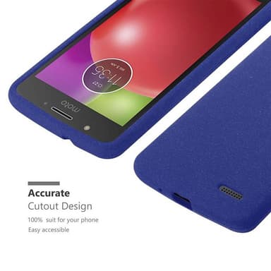 Deksel Motorola MOTO E4 case (blå)