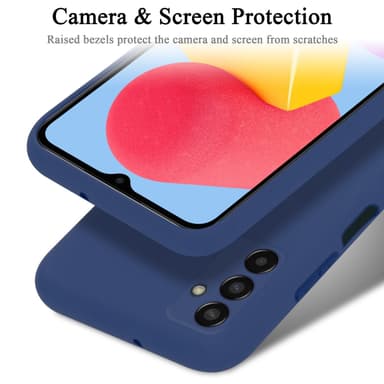 Samsung Galaxy M13 4G silikondeksel case (blå)