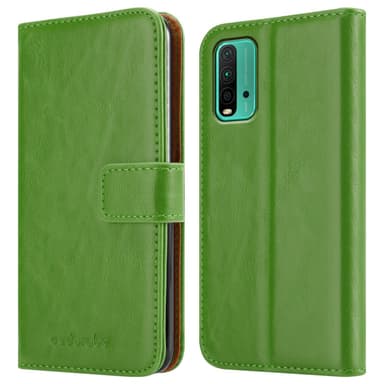Xiaomi RedMi 9T / POCO M3 lommebokdeksel etui (grønn)