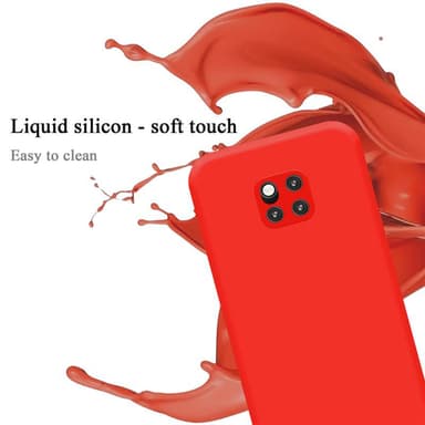Huawei MATE 20 PRO silikondeksel case (rød)