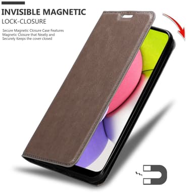 Samsung Galaxy A03s lommebokdeksel case (brun)