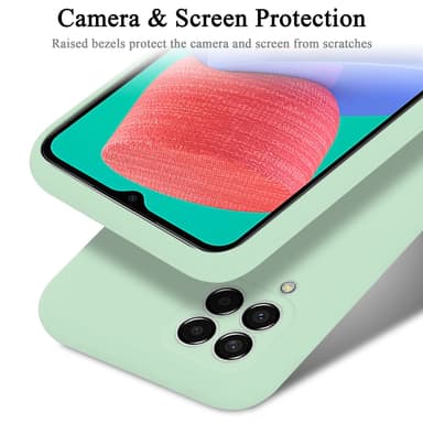 Samsung Galaxy M33 5G silikondeksel case (grønn)