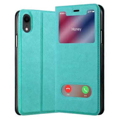 iPhone XR lommebokdeksel cover (turkis)