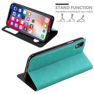 iPhone XR lommebokdeksel cover (turkis)