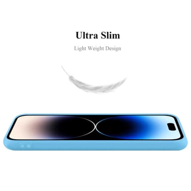 Deksel iPhone 14 PRO Silikon cover (blå)