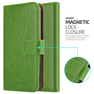 Xiaomi RedMi 9T / POCO M3 lommebokdeksel etui (grønn)