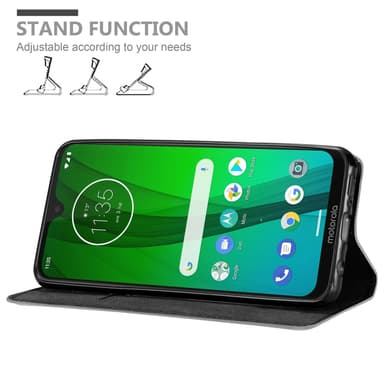 Motorola MOTO G7 / G7 PLUS lommebokdeksel case (grå)