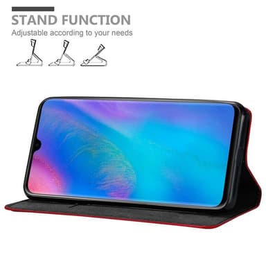 Huawei P30 PRO lommebokdeksel case (rød)
