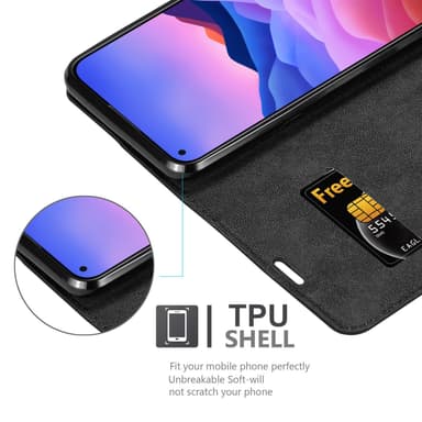 ZTE Blade V2020 lommebokdeksel case (svart)