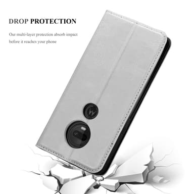 Motorola MOTO G7 / G7 PLUS lommebokdeksel case (grå)