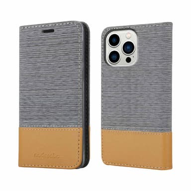 iPhone 14 PRO lommebokdeksel etui (grå)