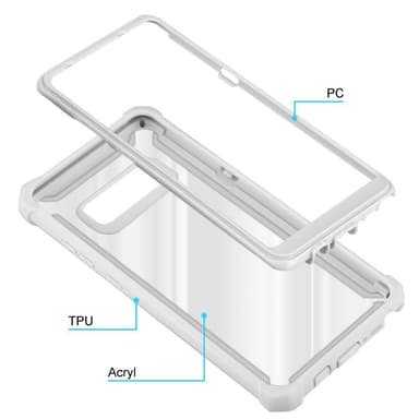Samsung Galaxy NOTE 8 Deksel Case Cover (grå)