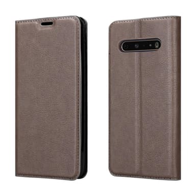 LG V60 ThinQ lommebokdeksel case (brun)