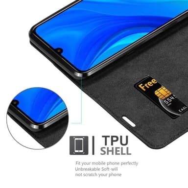Huawei P SMART 2020 lommebokdeksel case (svart)