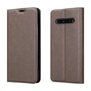LG V60 ThinQ lommebokdeksel case (brun)