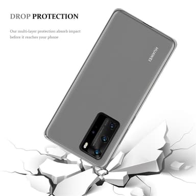 Huawei P40 deksel ultra slim (gjennomsiktig)