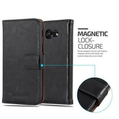 Samsung Galaxy A3 2017 lommebokdeksel etui (svart)