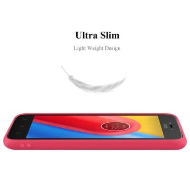 Deksel Motorola MOTO C Silikon cover (rød)
