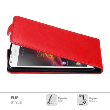 Sony Xperia SP deksel flip cover (rød)