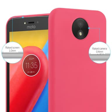 Deksel Motorola MOTO C Silikon cover (rød)