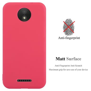 Deksel Motorola MOTO C Silikon cover (rød)