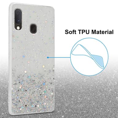 Samsung Galaxy A10e / A20e Silikondeksel Glitter
