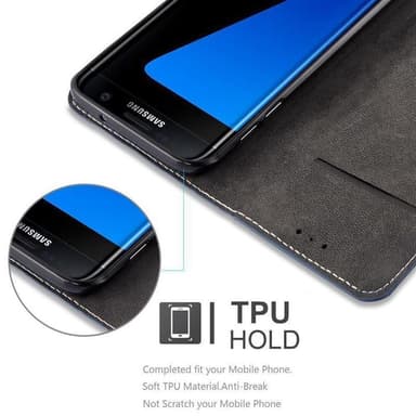Samsung Galaxy S7 EDGE Deksel Case Cover (rød)