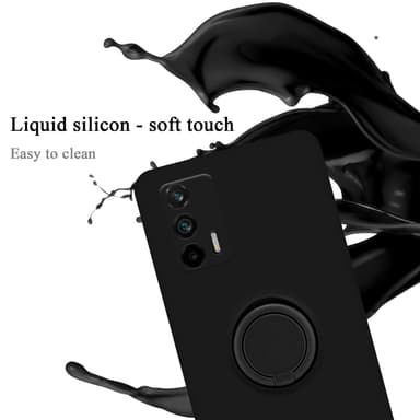 Deksel Realme GT / GT Neo 2T / Q3 PRO Ring Case (svart)