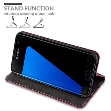 Samsung Galaxy S7 EDGE Deksel Case Cover (rød)