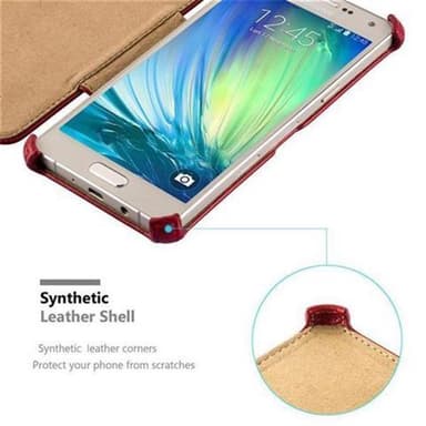 Samsung Galaxy A5 2015 lommebokdeksel case (rød)