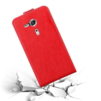 Sony Xperia SP deksel flip cover (rød)