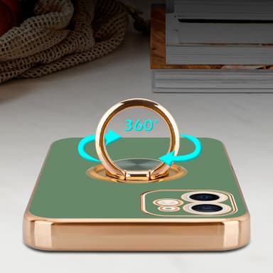 iPhone 11 silikondeksel case (grønn)