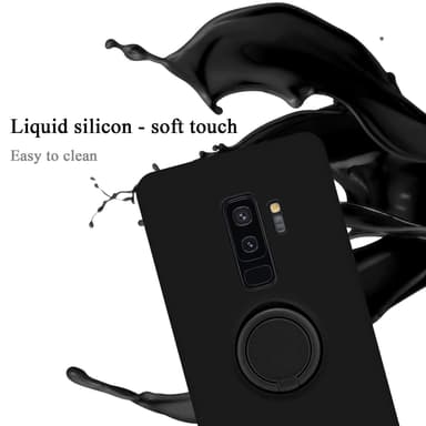Deksel Samsung Galaxy S9 PLUS Ring Case (svart)