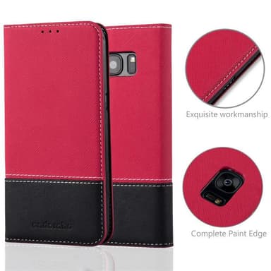 Samsung Galaxy S7 EDGE Deksel Case Cover (rød)