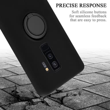 Deksel Samsung Galaxy S9 PLUS Ring Case (svart)